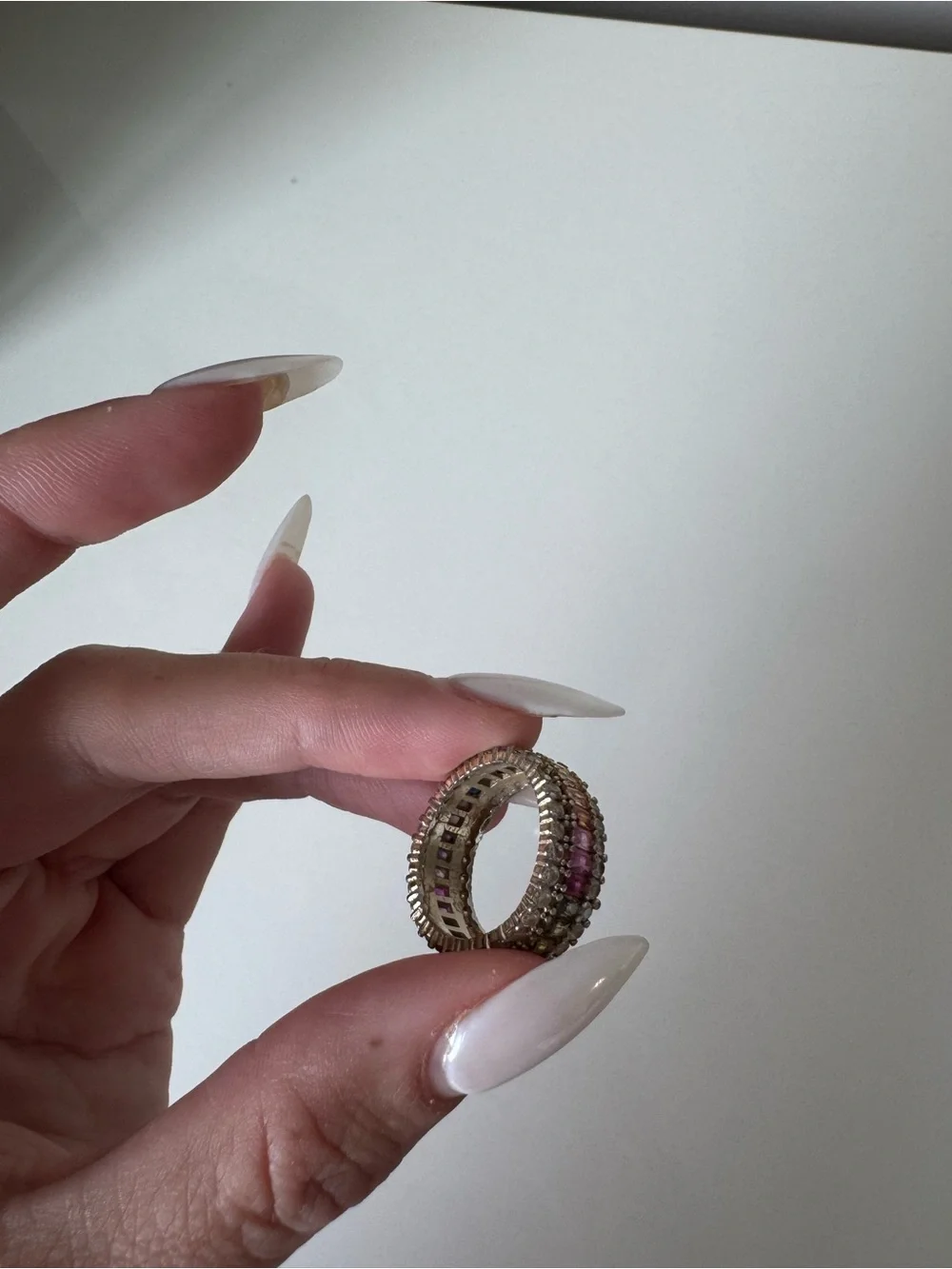 The M Jewelers x Revolve Multicolor Diamond Ring | Size 7 Gold